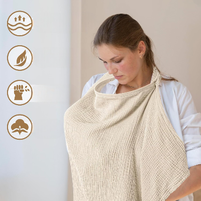 Cape d'allaitement - BreastfeedingCover™ - Khaki