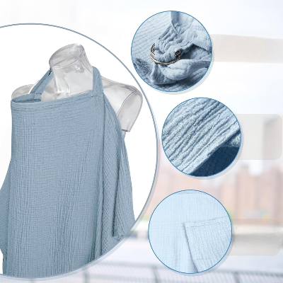 Cape d'allaitement - BreastfeedingCover™ - Bleu Ciel