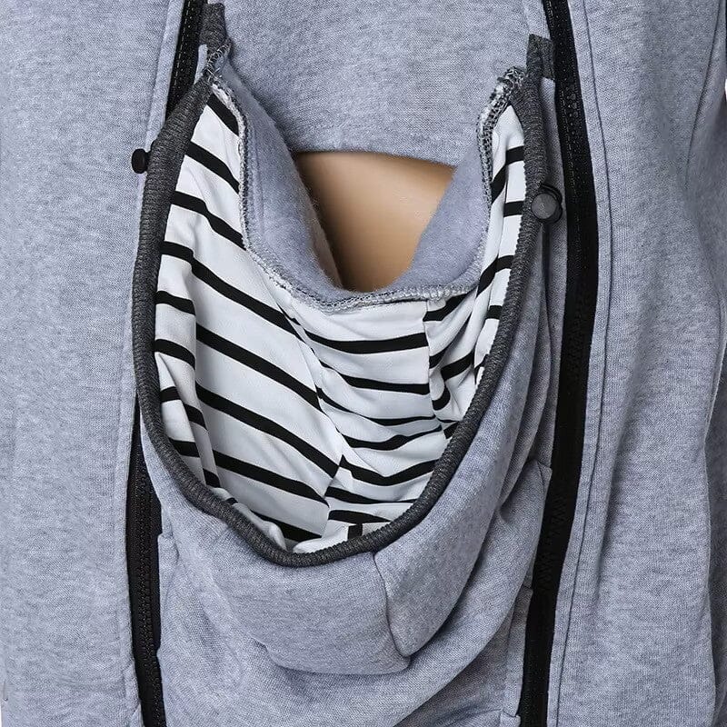 Manteau Maternité - NestHoodie™ - Gris
