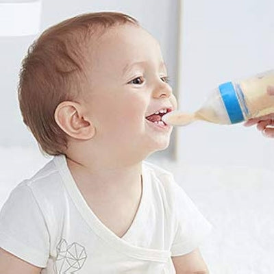 Biberon cuillère - NewBabyFeedingBottle™ - Bleu
