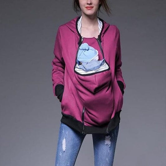 Manteau Maternité - NestHoodie™ - Rose