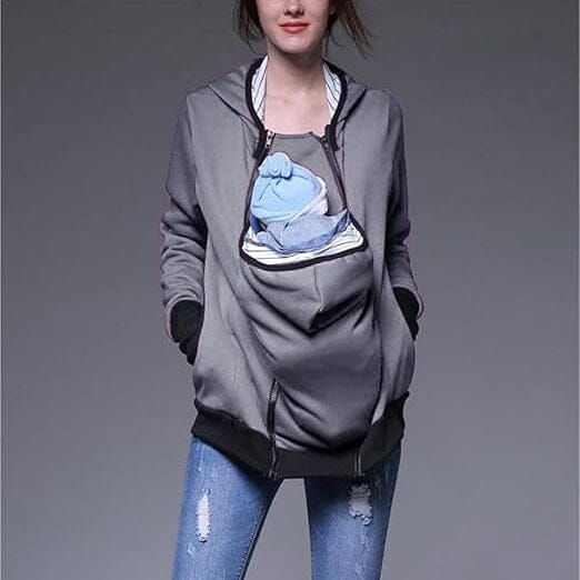 Manteau Maternité - NestHoodie™ - Gris
