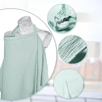 Cape d'allaitement - BreastfeedingCover™ - Vert Clair