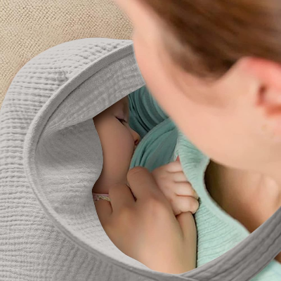 Cape d'allaitement - BreastfeedingCover™ - Gris