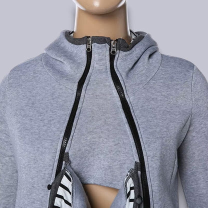 Manteau Maternité - NestHoodie™ - Gris