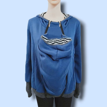 Manteau Maternité - NestHoodie™ - Bleu